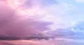 Cloudy Pink Sky Royalty Free Stock Photo