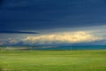 Cloudy in Qinghai lake