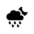 Cloudy rainy icon