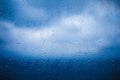 Cloudy and Rainy Weather Background Royalty Free Stock Photo