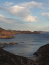 CLOUDY REEFS AT SAN CARLOS Royalty Free Stock Photo