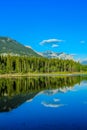 Cloudy sentinel over Middle Lake