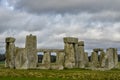 Cloudy skies over Stonehenge in England