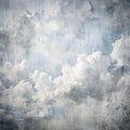 Cloudy skies. Textured Royalty Free Stock Photo