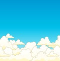 Cloudy sky background 6