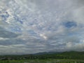 Cloudy sky beautiful cloud greenary blue sky