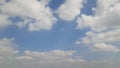Cloudy sky in beautiful cloud patterns Royalty Free Stock Photo