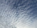 cloudy sky with beautiful patterns Royalty Free Stock Photo