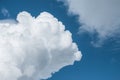 Cloudy sky with cumulo nimbus clouds Royalty Free Stock Photo