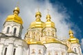 Cloudy sky and Cupola of Orthodox church Royalty Free Stock Photo