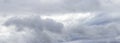 Cloudy sky with dramatic rain clouds, panorama Royalty Free Stock Photo