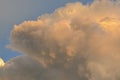 Cloudy with sky in evening sunset sky Royalty Free Stock Photo