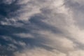 Cloudy sky full of deep grey clouds Royalty Free Stock Photo
