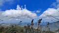 Cloudy sky in mountain view naturl beauty in one picture Royalty Free Stock Photo