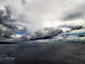 Cloudy sky and ocean view @ Mystery Island, Vanuatu Royalty Free Stock Photo