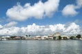 Cloudy Sky Over Belize City Royalty Free Stock Photo