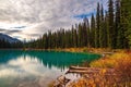 Clouds Over Emerald Lake Royalty Free Stock Photo