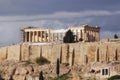 Parthenon ancient temple on acropolis hill, Athens Greece Royalty Free Stock Photo