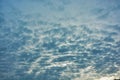 Cloudy Sky when Sun Rising Royalty Free Stock Photo