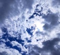 Cloudy sky texture and background Royalty Free Stock Photo