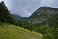 Cloudy day in the mountains