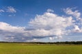 Cloudy summer sky