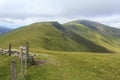 The cloudy summit of Moel Eilio Royalty Free Stock Photo