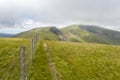 The cloudy summit of Moel Eilio Royalty Free Stock Photo