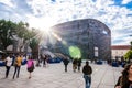 Cloudy sunrays, Museumsquartier, Mumok, Vienna.