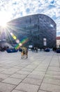 Cloudy sunrays, Museumsquartier, Mumok, Vienna.