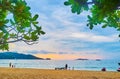 The cloudy sunset in Patong, Phuket, Thailand