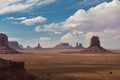 Cloudy sunset view landscape at Monument Valley, Arizona, USA Royalty Free Stock Photo