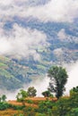 Cloudy Tibetan landscape Royalty Free Stock Photo