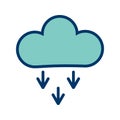 Cloudy Vector Icon