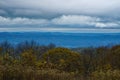Cloudy View of the Blue Ridge Mountains