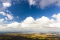 A cloudy view from mountain