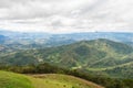 A cloudy view from Pico Agudo - a high mountain top with a 360 degree view of the Mantiqueira Mountains Santo Antonio do Pinhal, Royalty Free Stock Photo