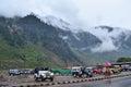 Cloudy weather scene in naran valley of pakistan.