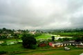 A Cloudy Weather of a Valley of Daringbadi during Monsoon Season, Greenery View of Mountain Valley