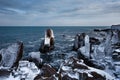 Cloudy, winter day at Palikari, the town of Sozopol, Bulgaria