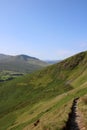 Clough Head mountain from Scales Fell, Cumbria