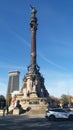 Cloumbus monument barcelona Royalty Free Stock Photo