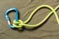 Clove hitch - knot.