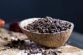 clove spices on the table during the cooking of food