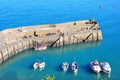 Clovelly Harbour, Clovelly near Bideford, Devon, UK Royalty Free Stock Photo