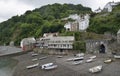 Clovelly Harbour Royalty Free Stock Photo