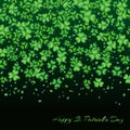 Clover background green Royalty Free Stock Photo