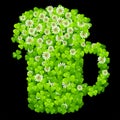 Clover beer mug