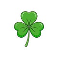 Clover with blurred background with space for text. concept St.Patrick \'s Day Royalty Free Stock Photo