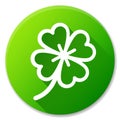 Clover green circle icon design